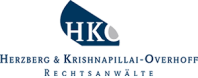 Herzberg & Krisnapulla-Overhoff Rechtsanwälte Logo mit Text