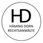 HD Häming Dorn Rechtsanwälte Logo in einem Kreis