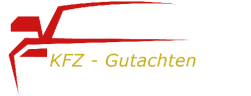 Logo des Sachverständigenbüros KFZ-Gutachten Sladek mit einem stilisierten roten Autokarosserie-Design, schwarzem Hintergrund und gelb, weiß sowie rotem Text.