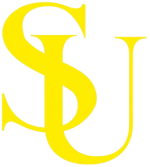 Gelbes Logo mit den Buchstaben S, G und U.