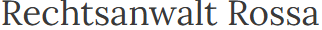 Rechtsanwältin Rossa