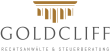Logo mit Säulensymbol und dem Text "GOLDCLIFF RECHTSANWÄLTE & STEUERBERATUNG"