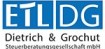 ETLG Logo mit dem Text "Dietrich & Grochut Steuerberatungsgesellschaft mbH"