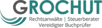Logo mit dem Text "GROCHUT" und den Worten "Rechtsanwälte | Steuerberater | Vereidigter Buchprüfer" darunter.