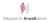 Logo mit roten und grauen Wellenlinien, darunter der Text "Mitglied im AnwaltVerein"