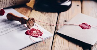 Notar Erbrecht Siegel Brief beurkundung