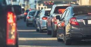 Auto Verkehrs Straße Stau