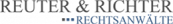 Das Logo von Reuters & Richter mit dem Slogan "Empathy & Clarity" in Blau und Schwarz.