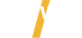 Logo mit schwarzem, weißem und goldenem Element