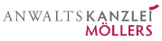 Logo mit dem Text "MÖLLERS" in roter Schrift und einem stilisierten roten Element darüber.