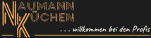 Logo mit dem Text "Niaumann Küchen" und dem Slogan "... willkommen bei den Profis"