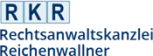 Das Bild zeigt die Buchstaben "RKR" in blauen Kästchen.