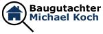 Logo mit Haus-Symbol und dem Text "Baugutachter Michael Koch"