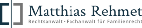 Rechtsanwalt und Fachanwalt für Familienrecht, Logo mit Name Matthias Rehmet