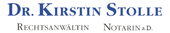 Dr. Kirstin Stolle, Rechtsanwältin und Notarin