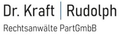 Logo mit Text: "Dr. Kraft | Rudolph Rechtsanwälte PartGmbB"