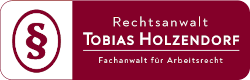 Rechtsanwalt-Tafel mit Name und Berufstitel