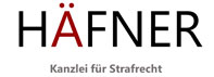 Logo mit dem Text "HÄFNER" und der Unterzeile "Kanzlei für Strafrecht"