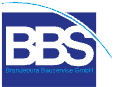 Logo der BrandeBura Bauservice GmbH mit blauer Hintergrundfarbe und weißen Buchstaben.