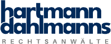 Logo mit blauer Schrift, die Wörter "hetrynann" und "dahmarns" sowie den Slogan "your partner" in kleineren Buchstaben.