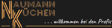 Logo mit dem Text "Niaumann Küchen" und dem Slogan "... willkommen bei den Profis"